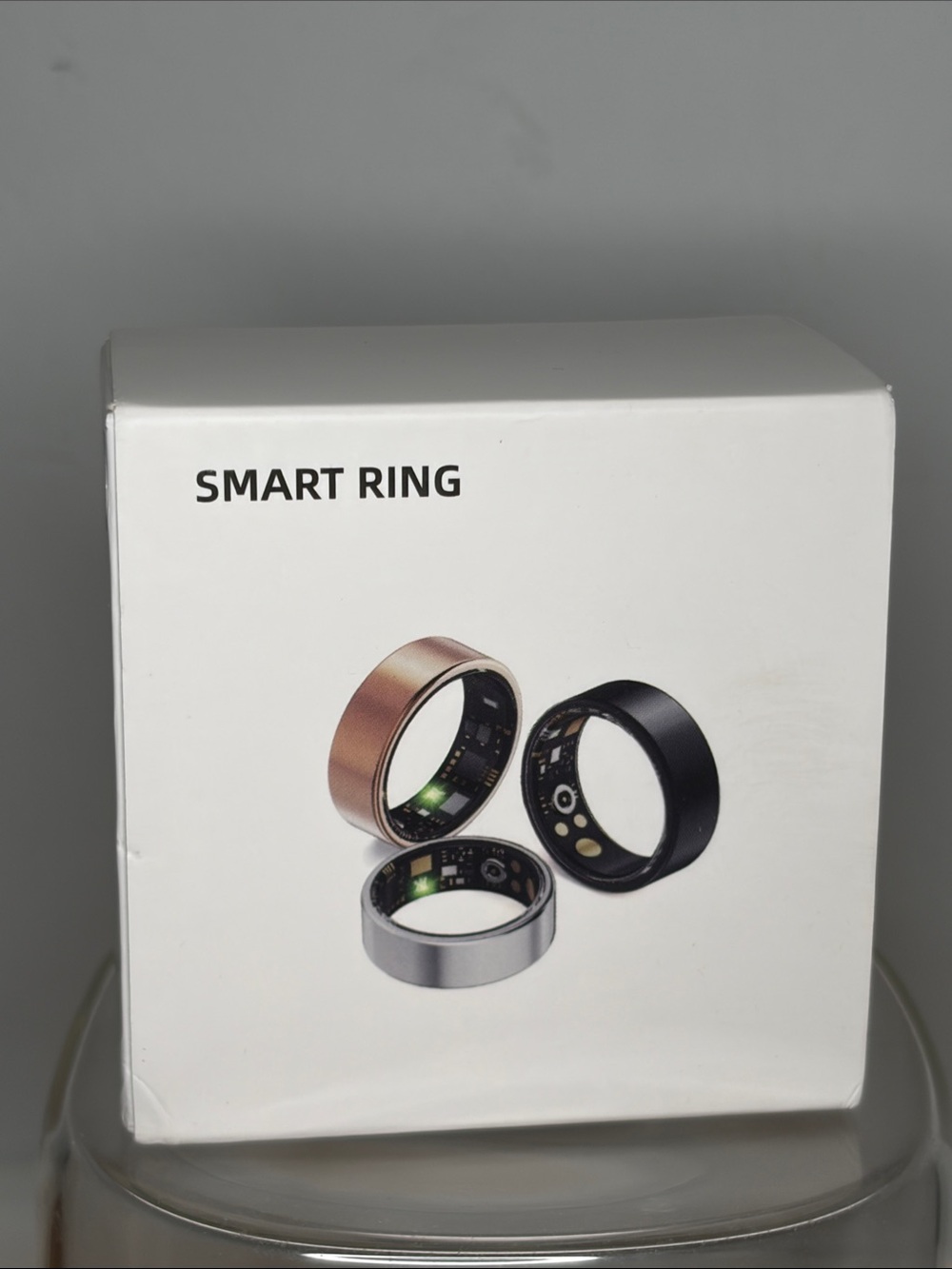 Smart Ring Wearable - Silvertone sz 11